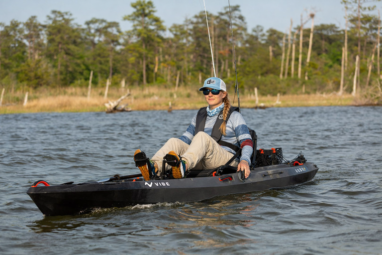 Shearwater 125 kayak on the lake with women